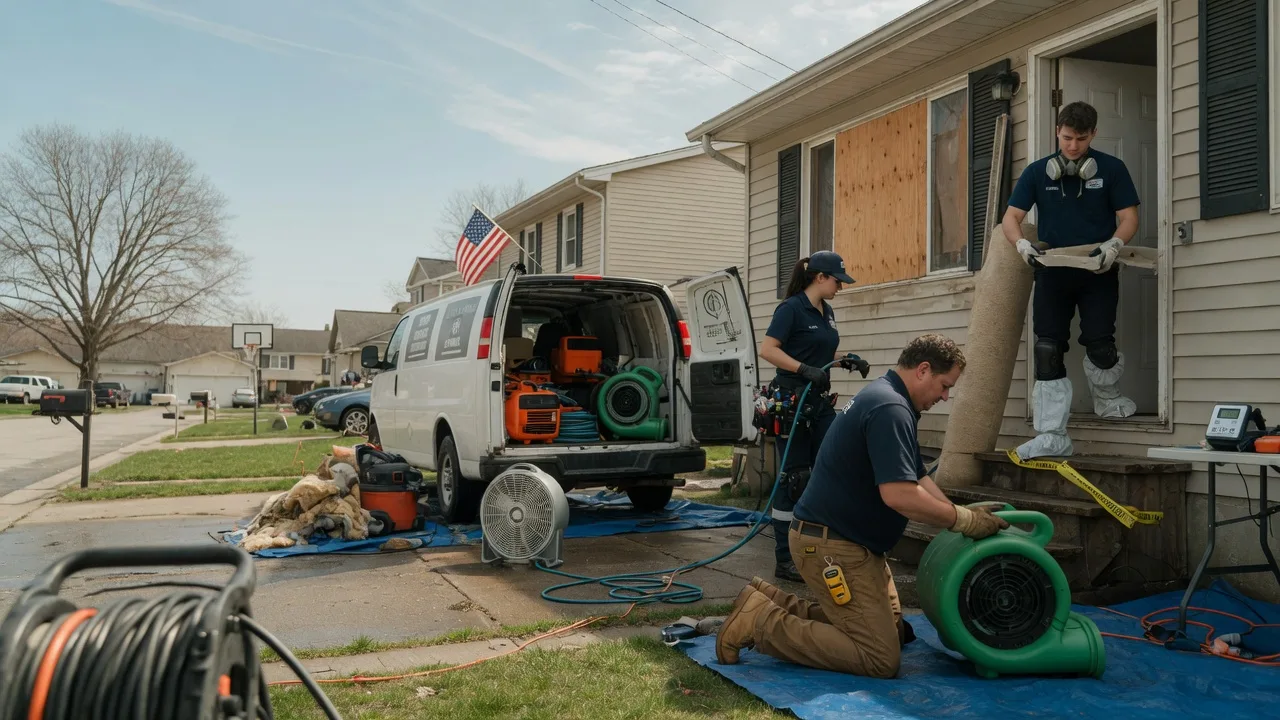 Water Damage Restoration in Elmwood Park, IL near me